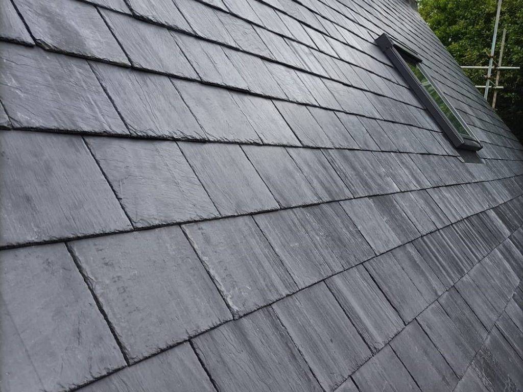Slate roof tiles